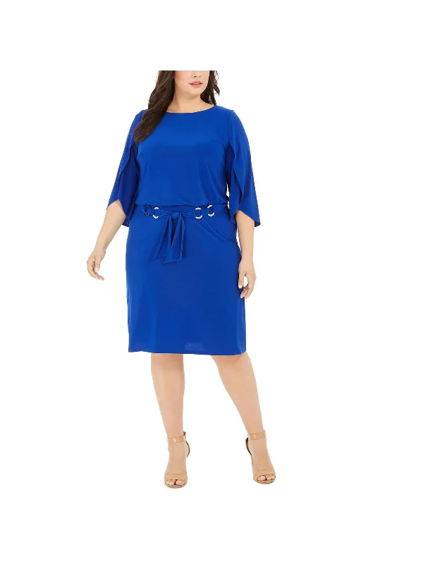 Ball Gown Women Dress with a Full Skirt for a Princess - like Look Ball Gown Women Dress with a Full Skirt for a Princess - like Look Plus Womens Tulip Sleeves Knee Fit & Flare Dress