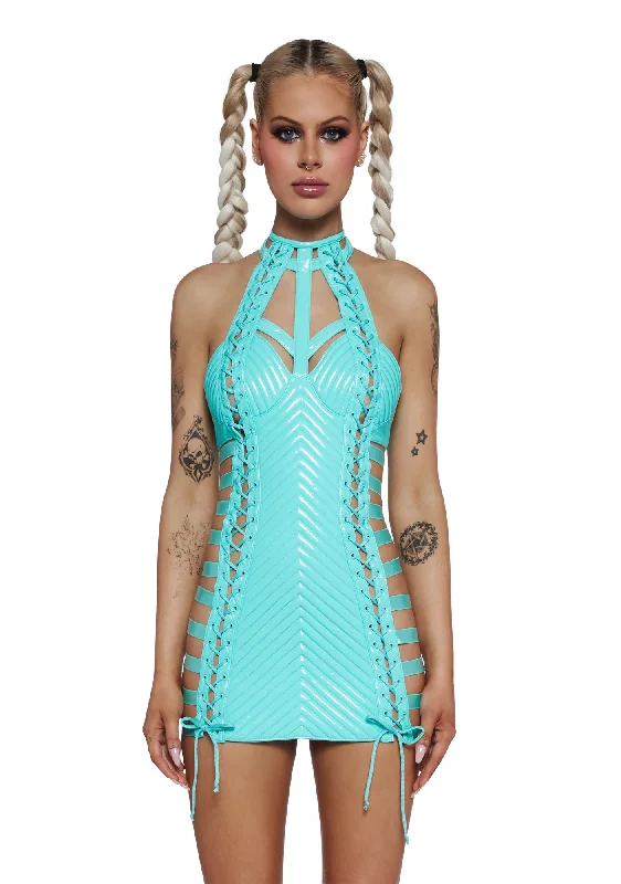 Off - the - Shoulder Women Dress for a Romantic and Feminine Look Off - the - Shoulder Women Dress for a Romantic and Feminine Look Rude Awakening Mini Dress - Teal
