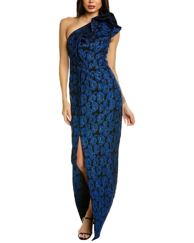 Ball Gown Women Dress with a Full Skirt for a Princess - like Look Ball Gown Women Dress with a Full Skirt for a Princess - like Look Teri Jon by Rickie Freeman One-Shoulder Gown