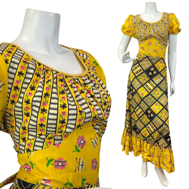 Little Black Women Dress with Sequins for a Glamorous Night Out Little Black Women Dress with Sequins for a Glamorous Night Out VTG 60s 70s YELLOW BLACK PINK PATCHWORK FLORAL BUTTERFLY MOD FOLK MAXI DRESS 14