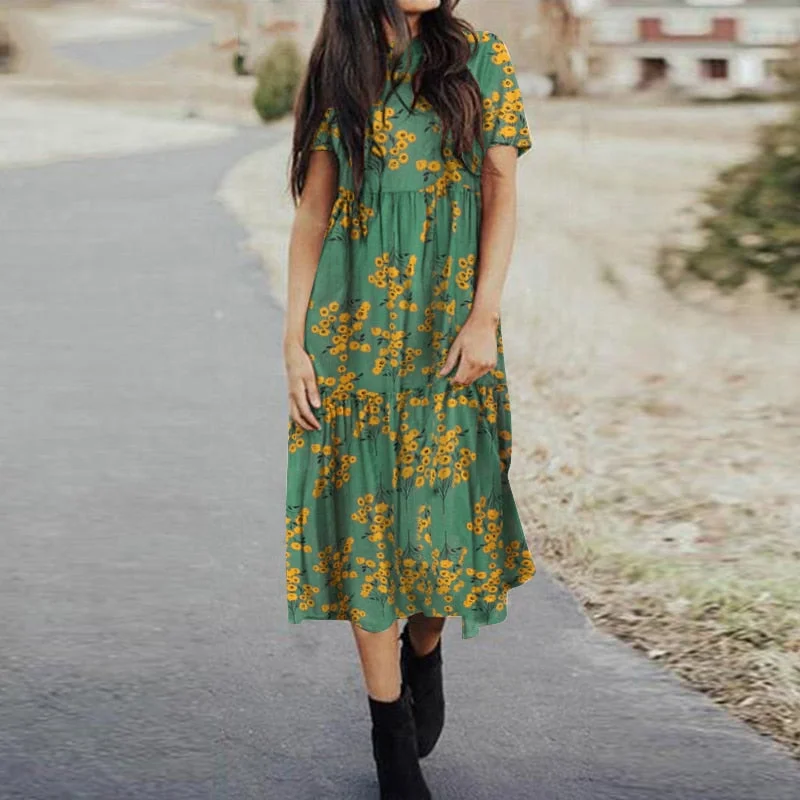 Floral 1 Green