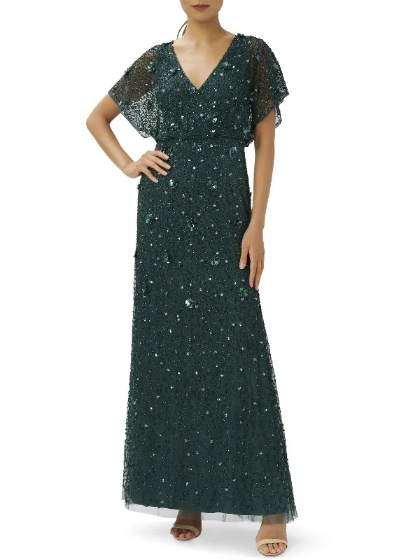 Lace - Embellished Women Dress for an Elegant and Sophisticated Appearance Lace - Embellished Women Dress for an Elegant and Sophisticated Appearance Womens Beaded Maxi Evening Dress