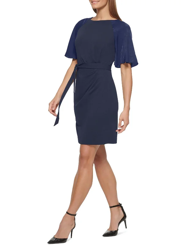 Ball Gown Women Dress with a Full Skirt for a Princess - like Look Ball Gown Women Dress with a Full Skirt for a Princess - like Look Womens Belted Above Knee Sheath Dress