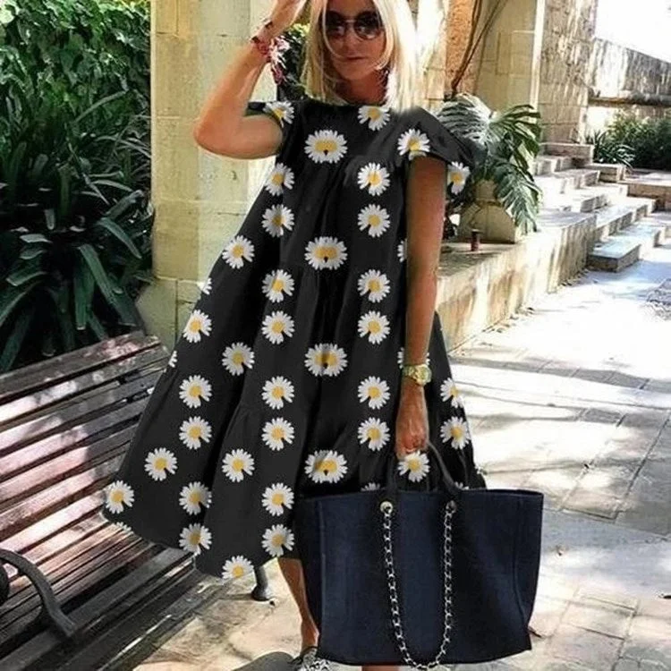 Shift Women Dress with a Simple and Classic Design for Everyday Wear Shift Women Dress with a Simple and Classic Design for Everyday Wear Women's Casual Slouchy Sweet Vacation Dress Dresses