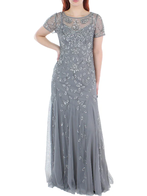 Backless Women Dress for a Sexy and Alluring Look at Evening Events Backless Women Dress for a Sexy and Alluring Look at Evening Events Womens Sequined Beaded Evening Dress