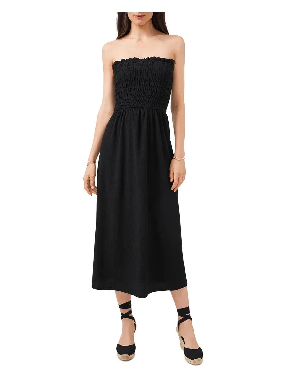 Empire Waist Women Dress to Accentuate the Bust and Conceal the Waist Empire Waist Women Dress to Accentuate the Bust and Conceal the Waist Womens Strapless Smocked Maxi Dress