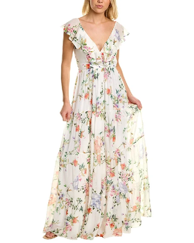 Printed Abstract Women Dress for a Modern and Artistic Appeal Printed Abstract Women Dress for a Modern and Artistic Appeal YUMI KIM Devin Maxi Dress
