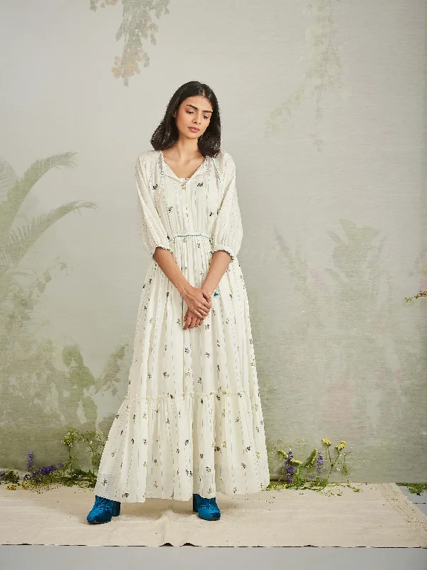 Maxi dresses with a button - down front for a classic lookBluebonnets Maxi Dress