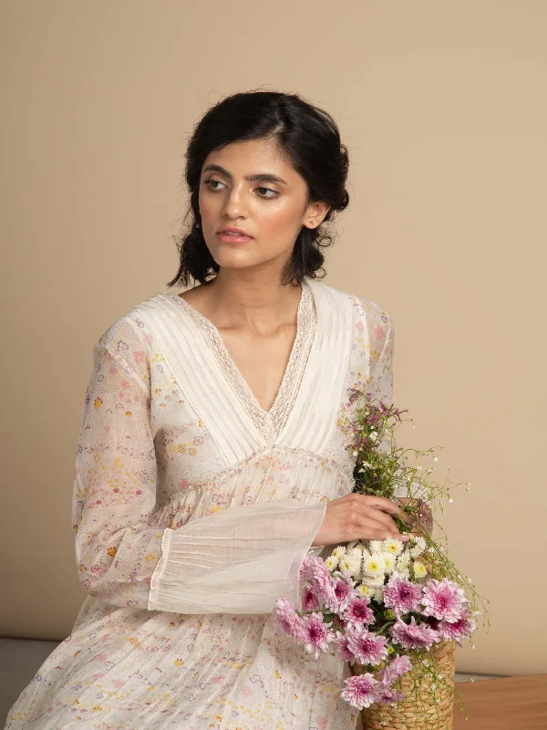 Sheer maxi dresses with lace overlays for a romantic touchDays of Languor Maxi Dress