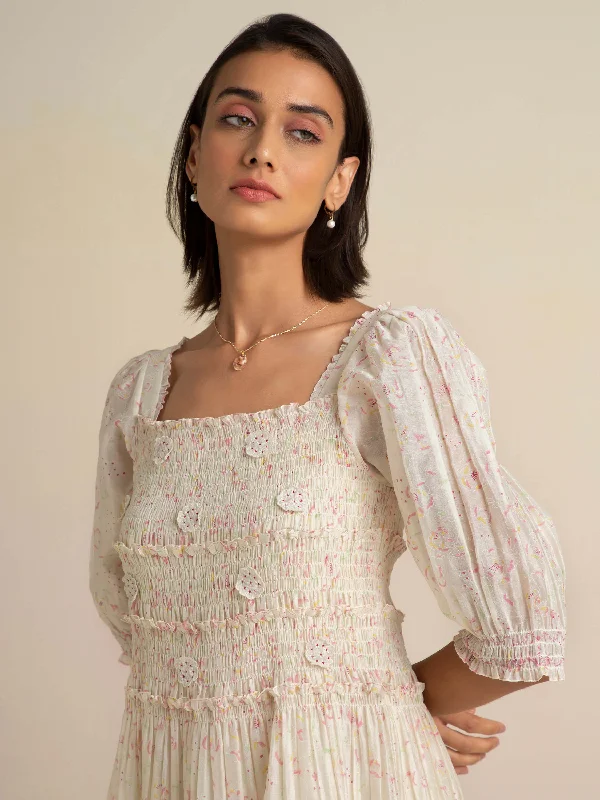 Honeysuckle Smock Maxi Dress