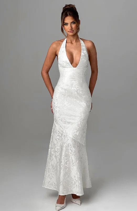 Maxi dresses with patchwork designs for a one - of - a - kind styleJosephine Maxi Dress - Ivory