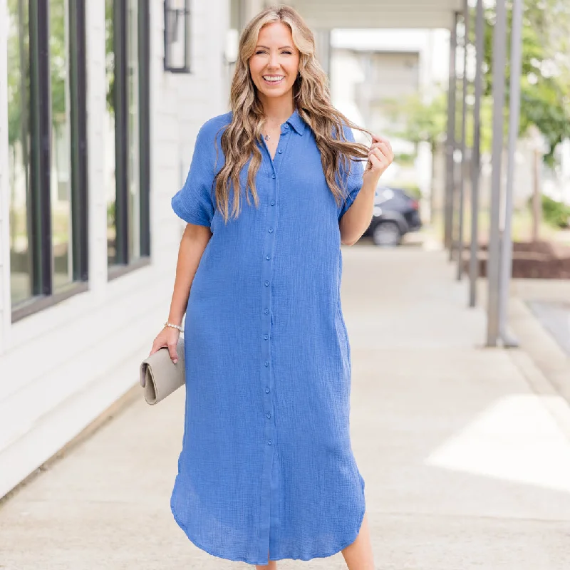 Maxi dresses with a gathered skirt for a voluminous and dramatic effectNote To Myself Maxi Dress, Navy
