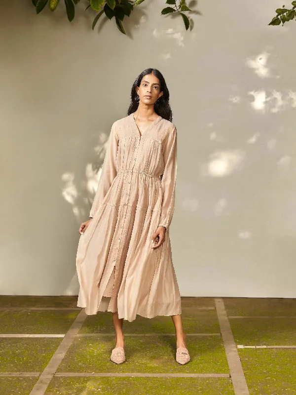 Maxi dresses with cold - shoulder cutouts for a trendy lookSunset on The Nile Maxi Dress