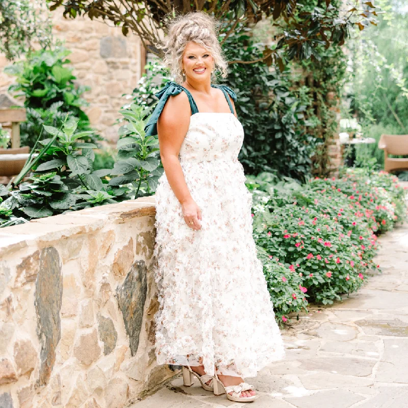 Maxi dresses with ribbed textures for a unique and tactile lookWhispered Wishes Dress, Amber Glow