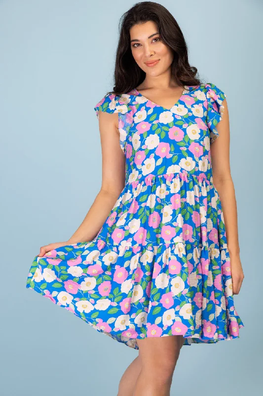 Akira Blue Flower Dress