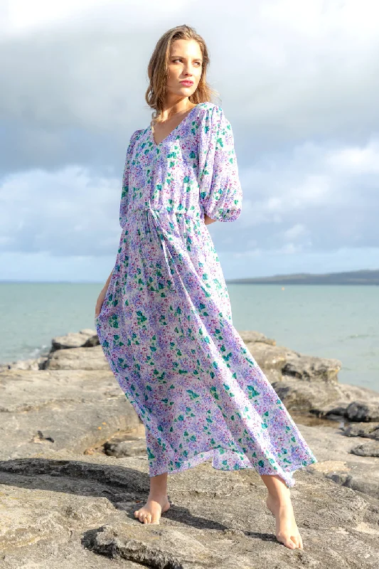 Midi dresses with patchwork patterns for a one - of - a - kind styleSloane Maxi Dress