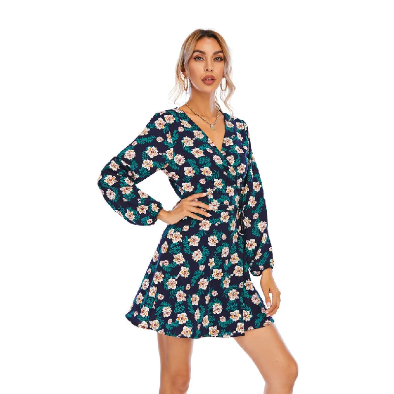 Printed mini dresses for a casual day outAuden Floral Button Down Shirt Dress - FINAL SALE