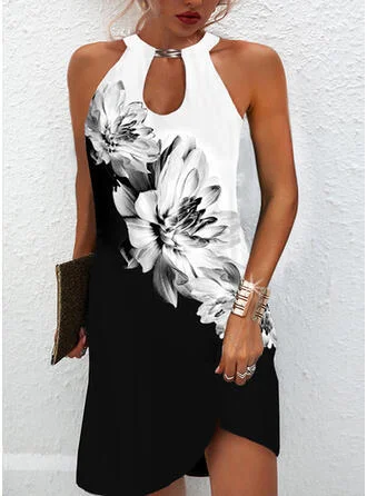 Imagination Floral Tank Dress - Ivory