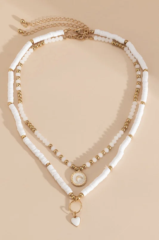 Little Black Women Dress with Sequins for a Glamorous Night OutBoho White Beaded Necklace