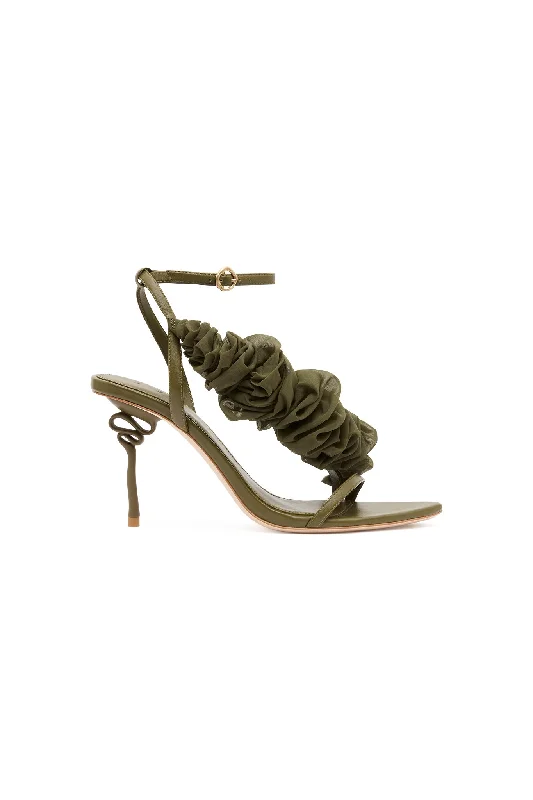 Ela Ruffle Ribbon Heel