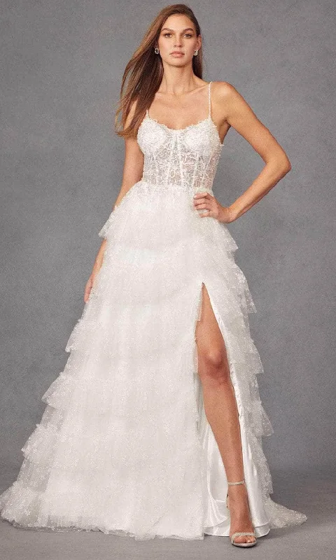 Juliet Dresses JT2464AW - Embellished Sleeveless Bridal Gown