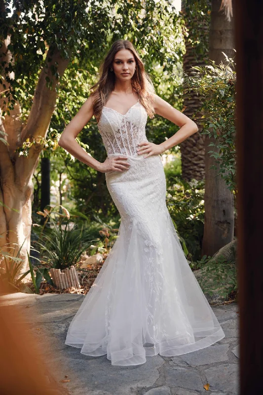 Juliet JT2441SW Long Fitted Mermaid Bridal Gown