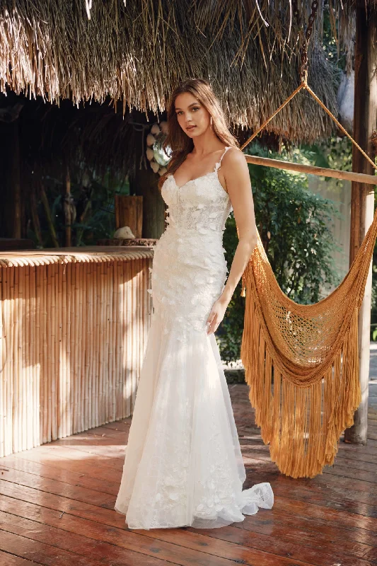 Juliet JT2475UW Long Fitted Mermaid Bridal Gown