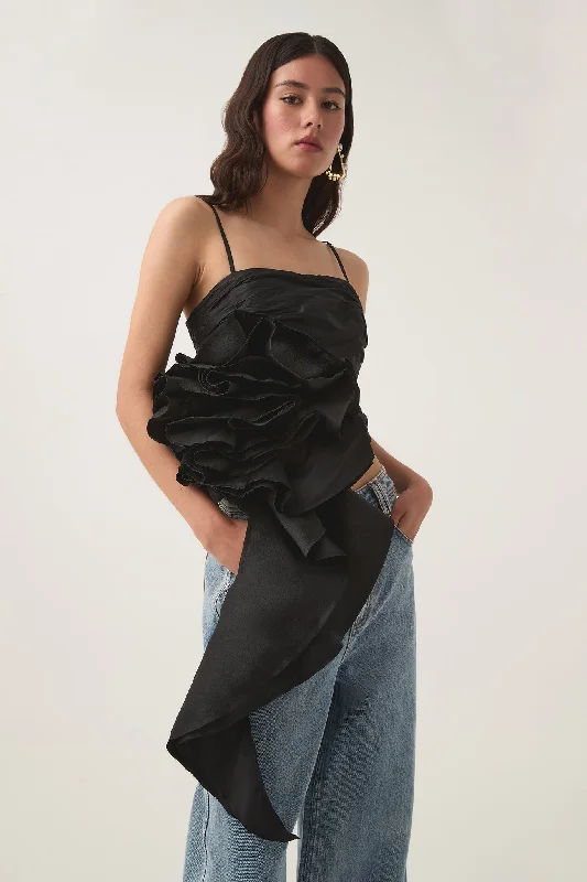 Wedding guest dresses with pom - pom trims for a playful lookPotion Spiral Top