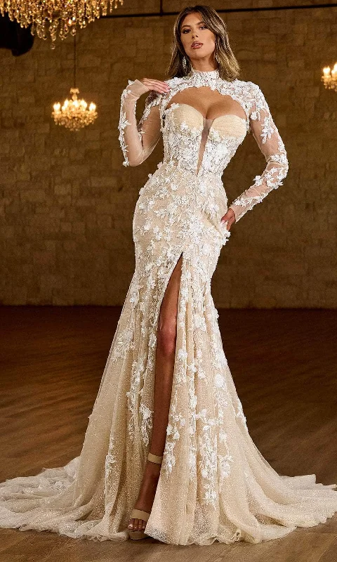 Strapless tulle wedding dresses for a fairy - tale feel​Rachel Allan Bridal RB5065 - Sweetheart Neck Mermaid Wedding Gown
