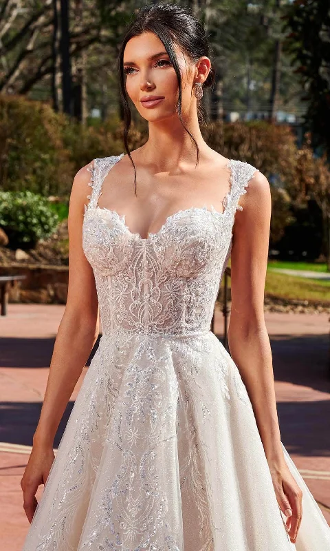 Wedding dresses with a corseted bodice for a cinched waist​Rachel Allan RB4153 - Sweetheart Corset Bodice Bridal Gown