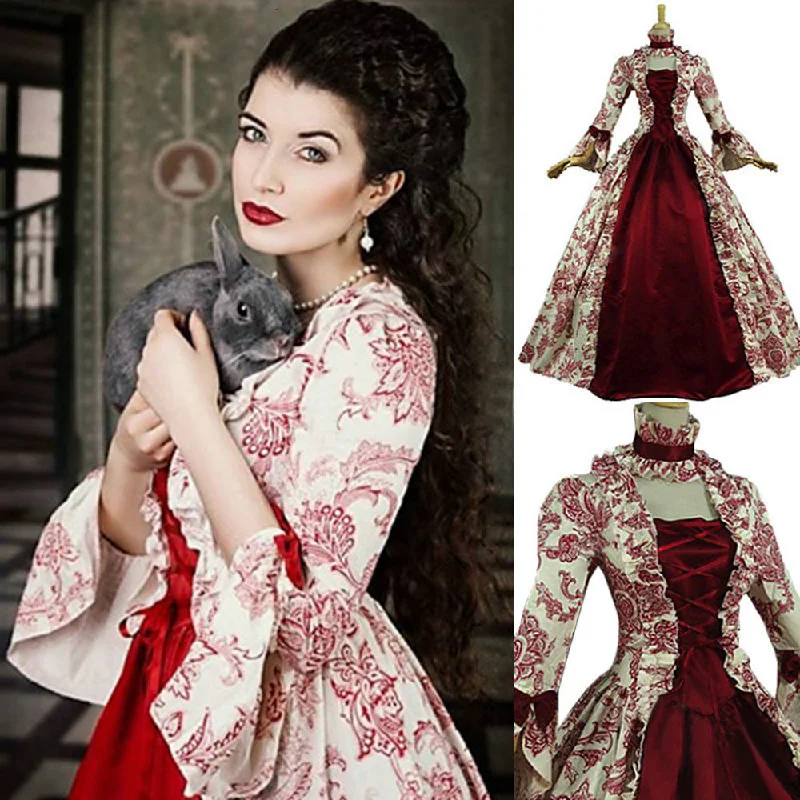Formal dresses with one - shoulder ruffled straps and sequined bodices for a trendy and eye - catching lookLong Basic Model Sleeve Printed Elegant Evening Large Bell Dress
