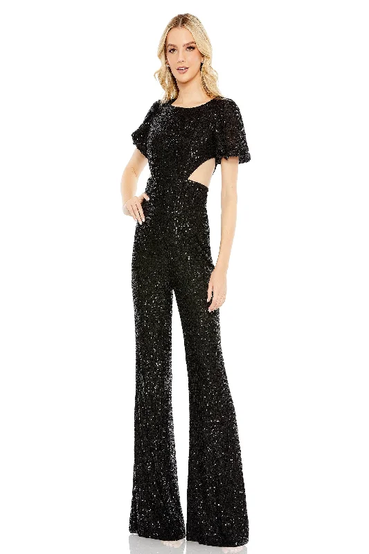 Formal dresses with gathered bodices and wide - leg skirts for a comfortable and stylish silhouetteMac Duggal 11273
