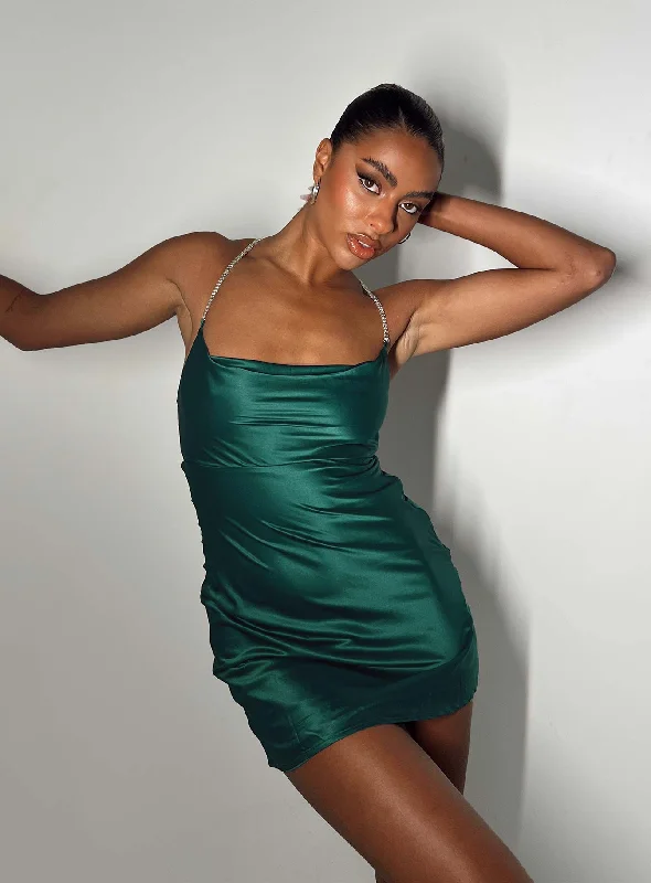 Mazie Mini Dress Green